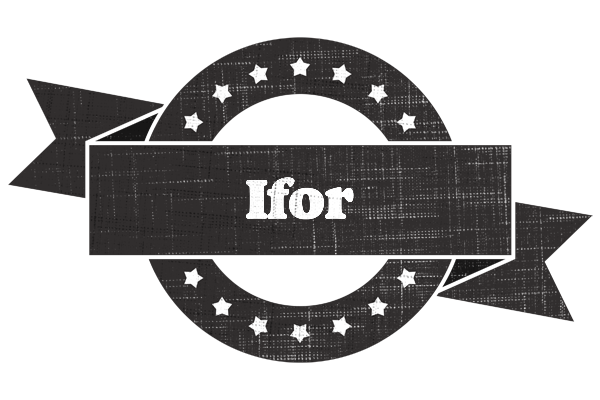 Ifor grunge logo