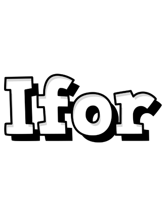 Ifor snowing logo