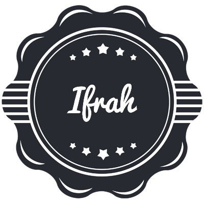 Ifrah badge logo