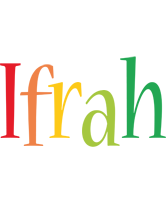 Ifrah birthday logo