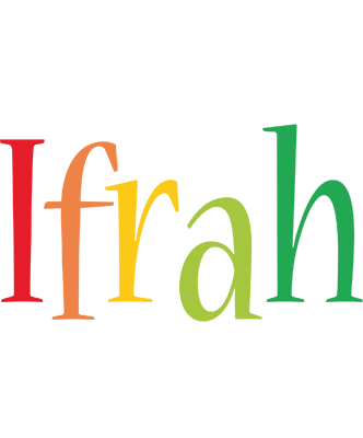 Ifrah birthday logo