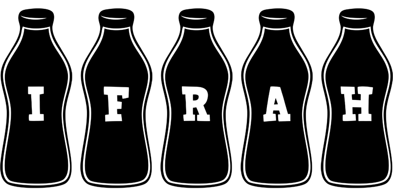 Ifrah bottle logo