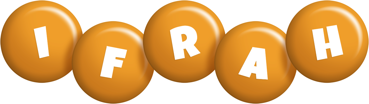 Ifrah candy-orange logo