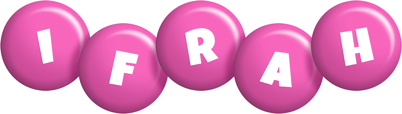 Ifrah candy-pink logo