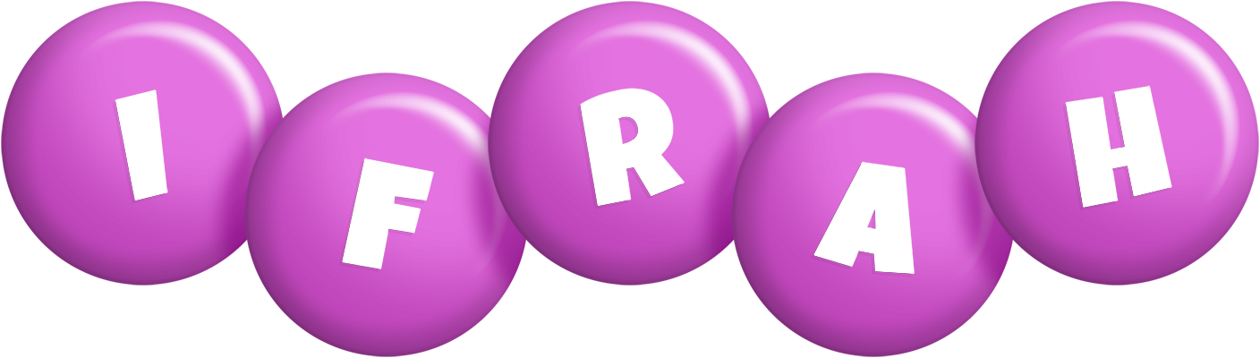 Ifrah candy-purple logo