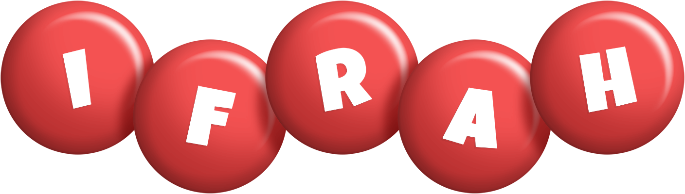 Ifrah candy-red logo