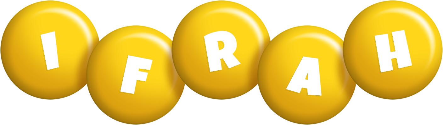 Ifrah candy-yellow logo