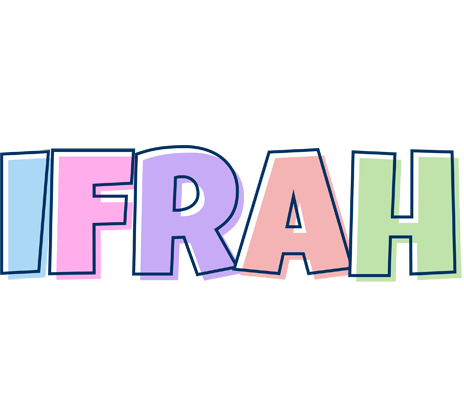 Ifrah pastel logo