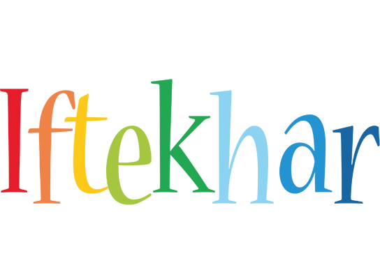 Iftekhar birthday logo