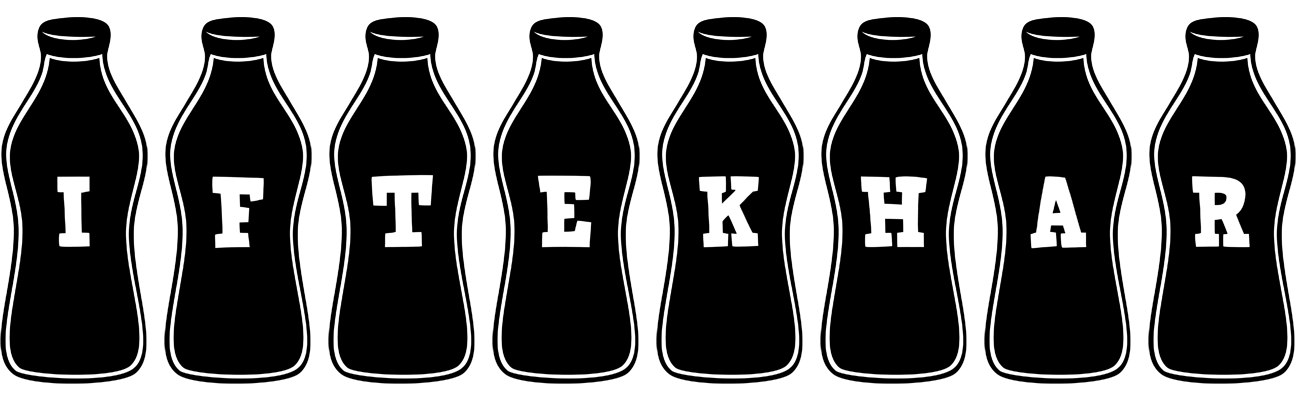 Iftekhar bottle logo