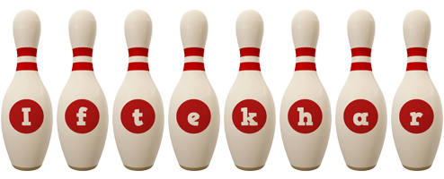 Iftekhar bowling-pin logo