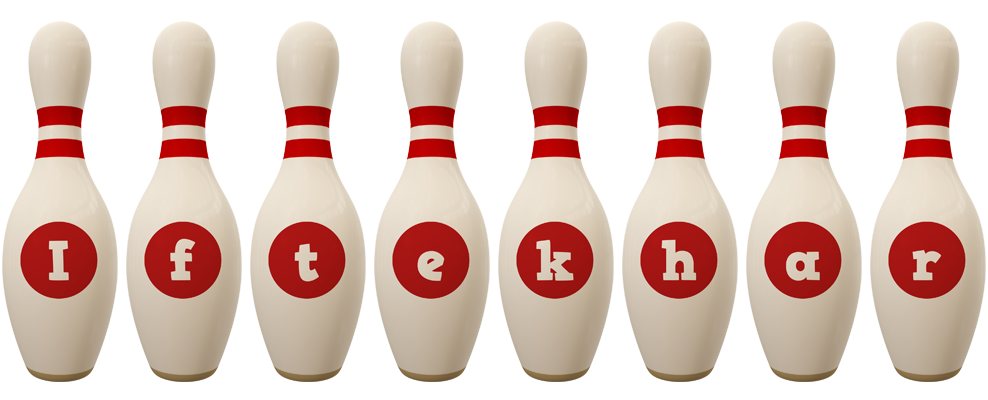 Iftekhar bowling-pin logo