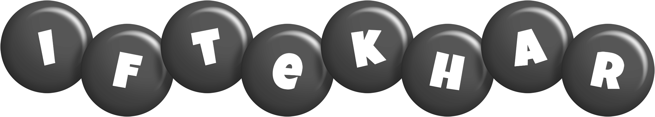 Iftekhar candy-black logo