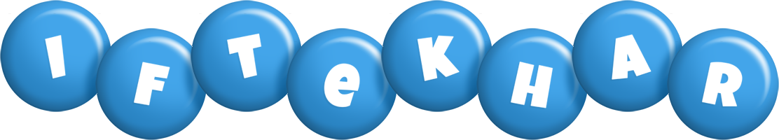 Iftekhar candy-blue logo