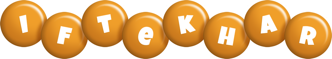 Iftekhar candy-orange logo