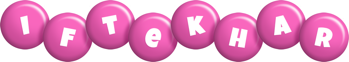 Iftekhar candy-pink logo