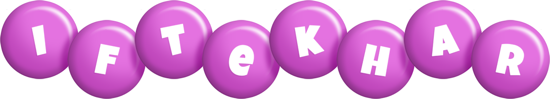 Iftekhar candy-purple logo