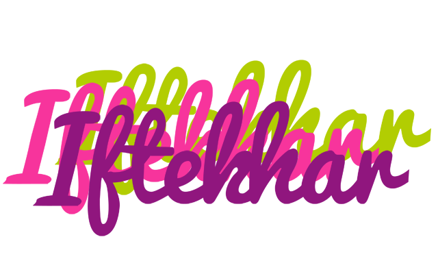 Iftekhar flowers logo