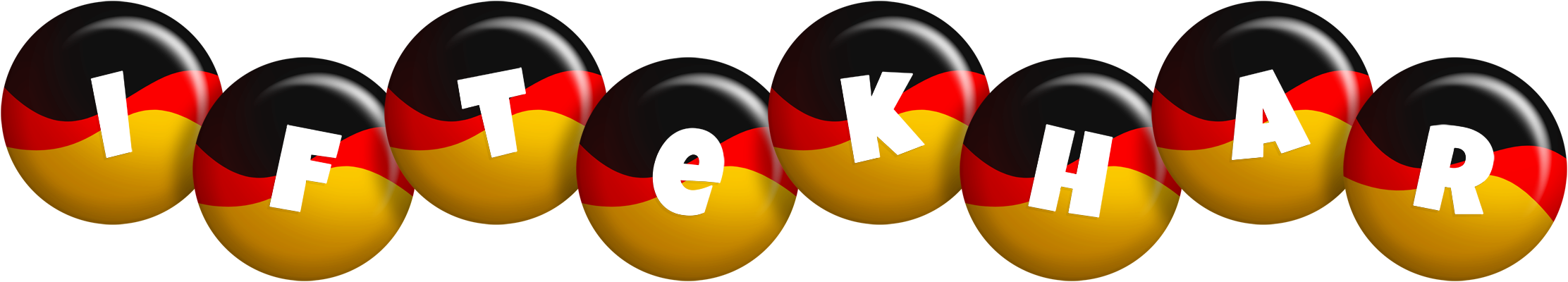 Iftekhar german logo
