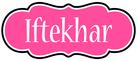 Iftekhar invitation logo