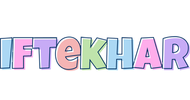 Iftekhar pastel logo