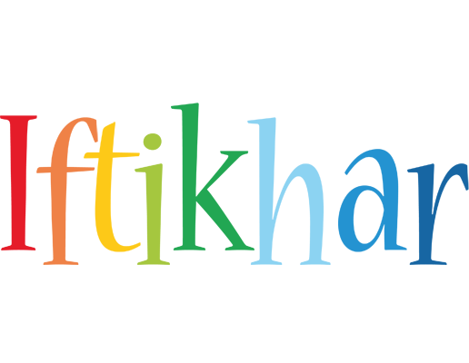 Iftikhar birthday logo