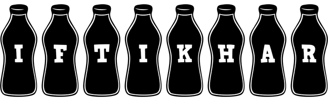 Iftikhar bottle logo