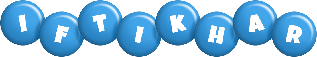 Iftikhar candy-blue logo