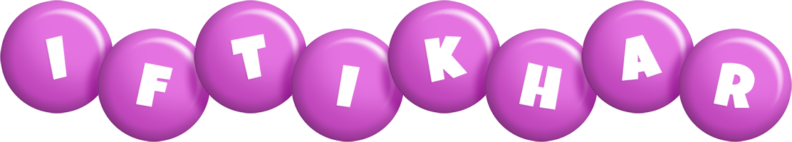 Iftikhar candy-purple logo