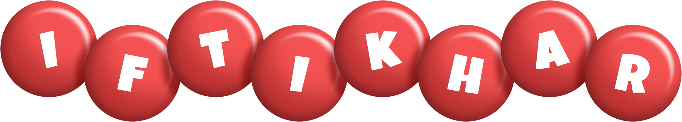 Iftikhar candy-red logo