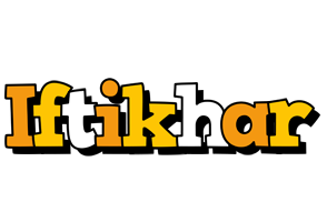 Iftikhar cartoon logo