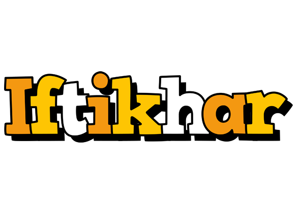 Iftikhar cartoon logo