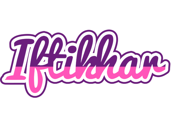 Iftikhar cheerful logo