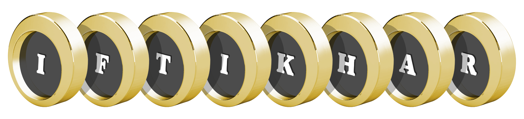 Iftikhar gold logo