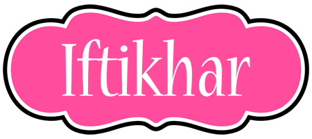 Iftikhar invitation logo