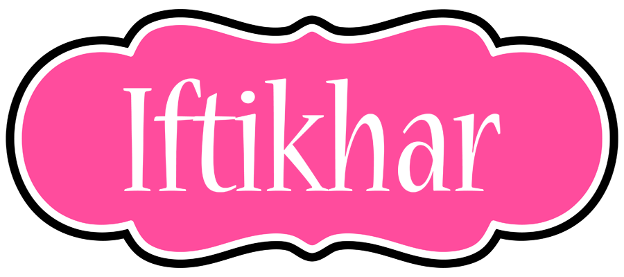 Iftikhar invitation logo