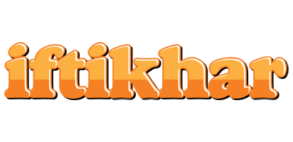 Iftikhar orange logo