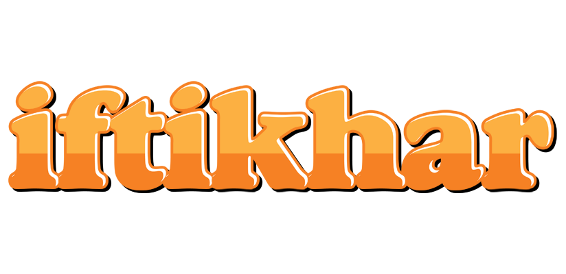 Iftikhar orange logo