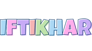 Iftikhar pastel logo