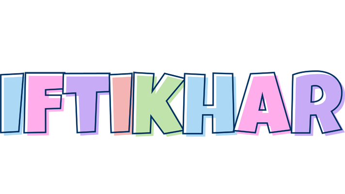 Iftikhar pastel logo