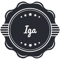 Iga badge logo