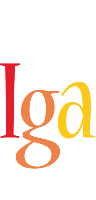 Iga birthday logo