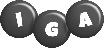 Iga candy-black logo