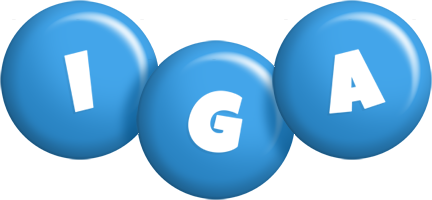 Iga candy-blue logo