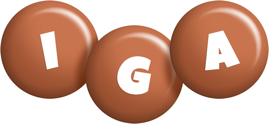 Iga candy-brown logo