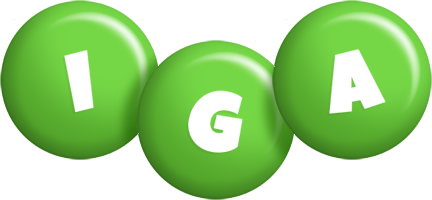 Iga candy-green logo