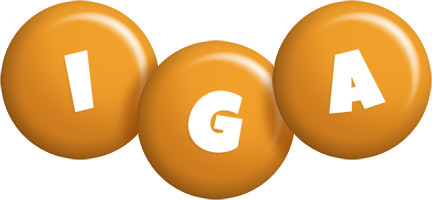 Iga candy-orange logo