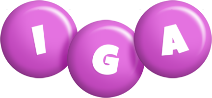 Iga candy-purple logo