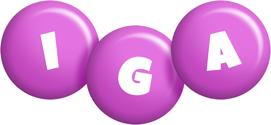 Iga candy-purple logo