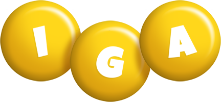 Iga candy-yellow logo